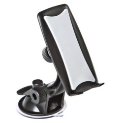 Universal phone holder with suction pad
