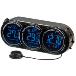 Multifunction.clock indoor and outdoor thermom.