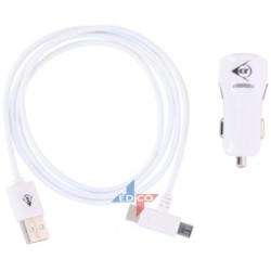 Charger duubel micro USB,Type C 2A,12/24