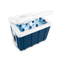 Autokülmik 39liitrit 12/230V valge/sinin