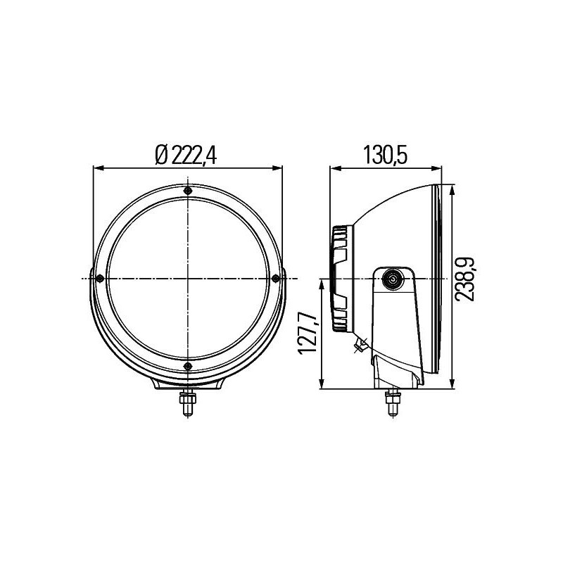 Hella Luminator LED high beam