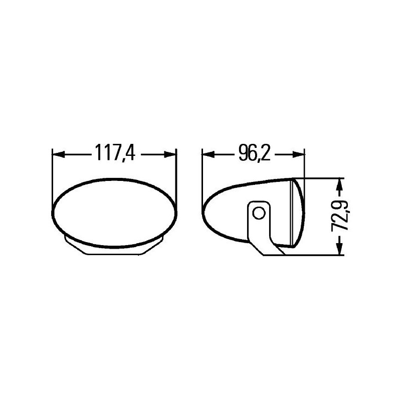 Комплект фар дальнего света Hella FF50 12,5