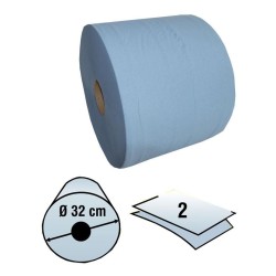 Roll paper 2-ply 555mx24cm blue ebemev.