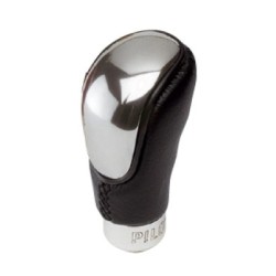 Gear knob aluminium-leather