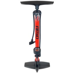 Metal hand pump with pressure gauge 11 BAR