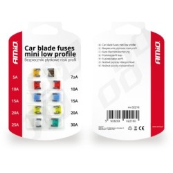 Miniature fuses compl.low profile 10 pcs.