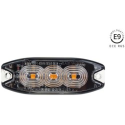 Flashing luminaire 12/24V, led 3*3W, E9