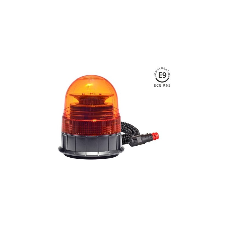 Led vilkur oranz magnet 12/24v 39led