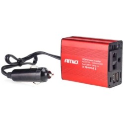 Инвертор 12В-230В, 150/300Вт, 2 порта USB