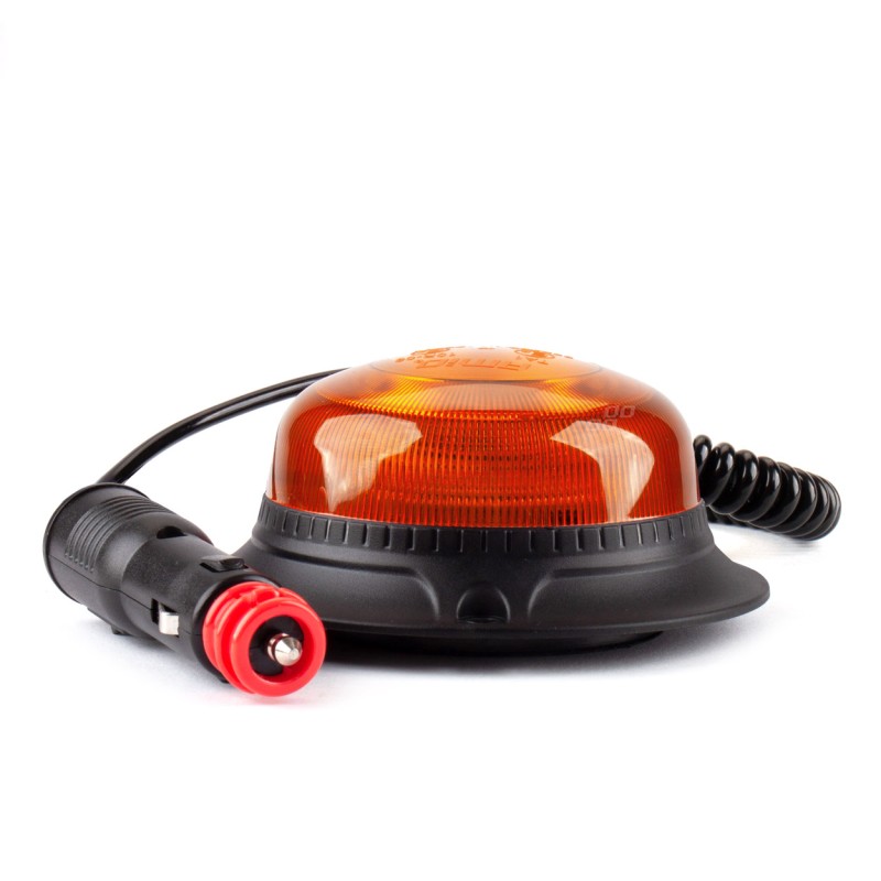 Low flashing light with magnet 18LED, 12/24V