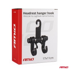 Suspender on the headrest, bottle attachment