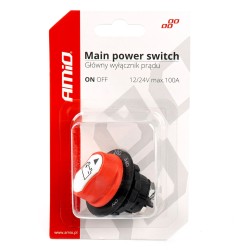 Earthing switch 3 positions, 12/24V, 100A