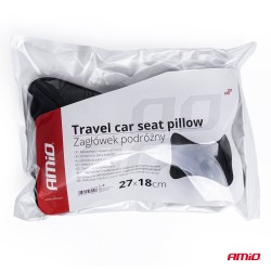 Ergonomic neck pillow 30*18cm, black colour