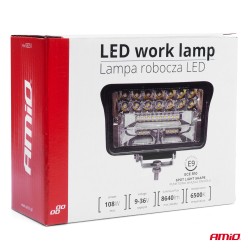 Work light 36 LED, 9-36V, 108W, IP67