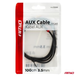 AUX juhe 3,5mm 1m