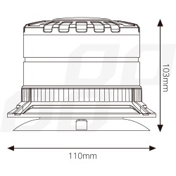 Vilkur magnetiga 16 LEDi 120välku minuti