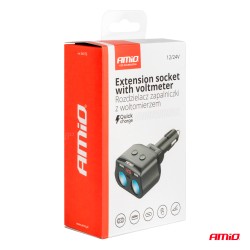 Зарядное устройство 2x12/24 В розетка 2xUSB 1Xusb-c volt