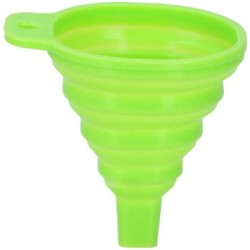 Silicone funnel folding red