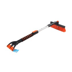 Snow brush with scraper telesk 65,5-82,5cm