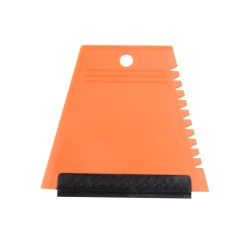 Ice scraper plastic, with rubber edge