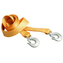Towing strap 2000kg 5m, with lockable loops