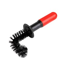 Wheel cleaning brush with 24cm angle