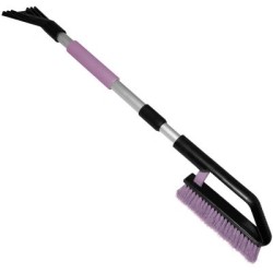 Snow brush with scraper telescopic 82-110cm
