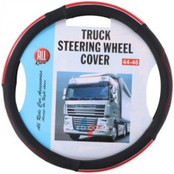 Truck steering cover 44-46cm ,red black