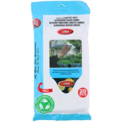 Niisked klaasipuhastuslapid 20tk,sidrun