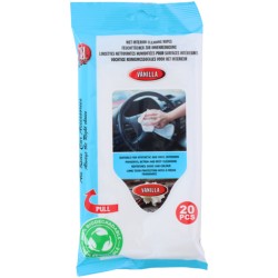 Moist interior cleaning wipes 20pcs