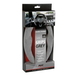 Wheel covers 2 pcs microfibre grey