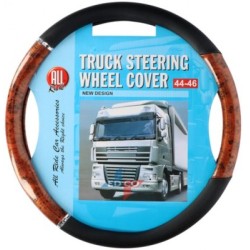 Truck steering cover 44-46cm, wood-black
