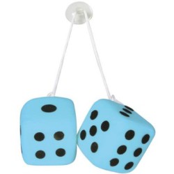Stars 2pcs, hanging, light blue