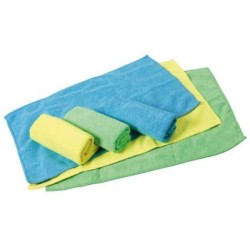 Простыни из микрофибры 6шт 40x30см 80%pe/20%pa