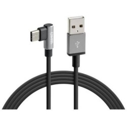 USB-C juhe 100cm,pööratud otsik 90ømust