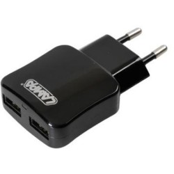 Duubel USB laadija 230V võrgust 2100Ma