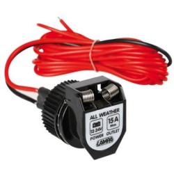 Cigarette lighter socket humidity resistant 12/24