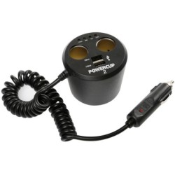 Зарядное устройство 12 В, тестер батареи, 2 гнезда USB