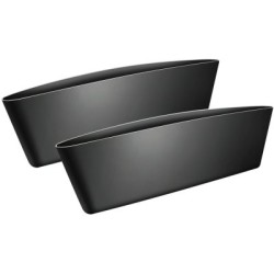 2 pcs. compartment between seat and console