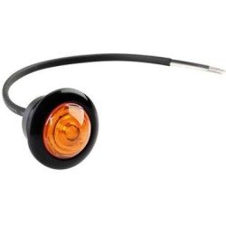 Встраиваемый светодиодный светильник, 12/24 В, оранжевый, E