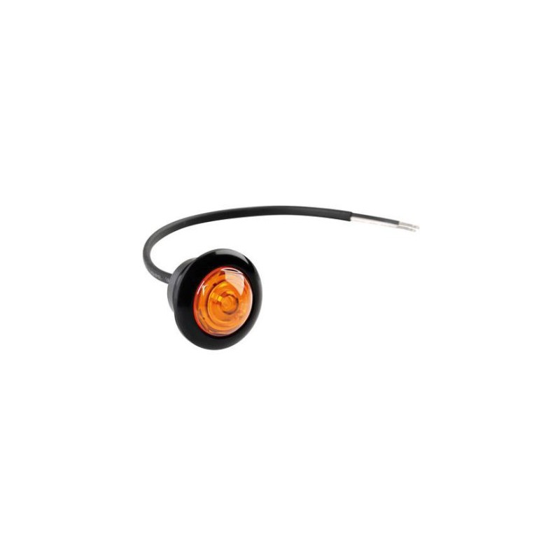 Recessed led luminaire, 12/24V, orange, E