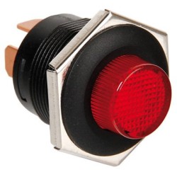 Автоматический выключатель 10A, IP65, водонепроницаемый 12/24V, красный