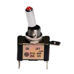 Выключатель с красной лампочкой 12 В
