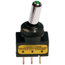 Alumiiniumist lüliti Led ,12/24,roheline