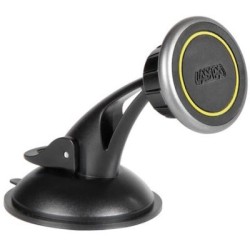 Magnetic phone holder with suction cup, rotatable