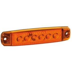 Led tuli 6 ledi,12/24V,oranz,96*20*9mm