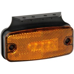 4 LED light bulb, fork, 114*54*28mm, orange