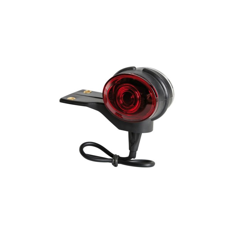 Side marker light, 2 led white/red, par