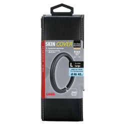 Stretch steering wheel cover Skeentex black/beez 44/46