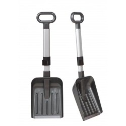 Telescopic snow shovel with alum.edge 77-101cm